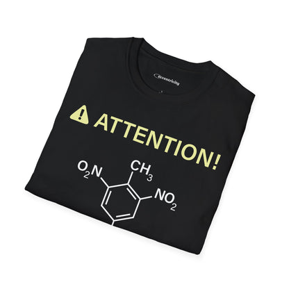 "Attention-TNT-May explode" - Premium Science Shirt🧪⚡