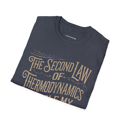 "The second law of Thermodynamics stole my Motivation" Premium Physics Shirt