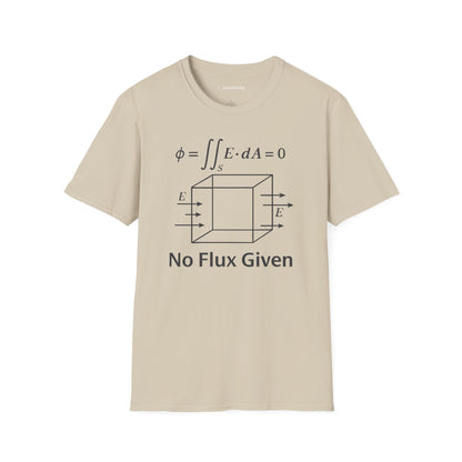 "No Flux Given" The Ultimate Tee for Physics Lovers 🧪⚡