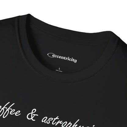 "Coffee & Astrophysics" Premium Physics Shirt