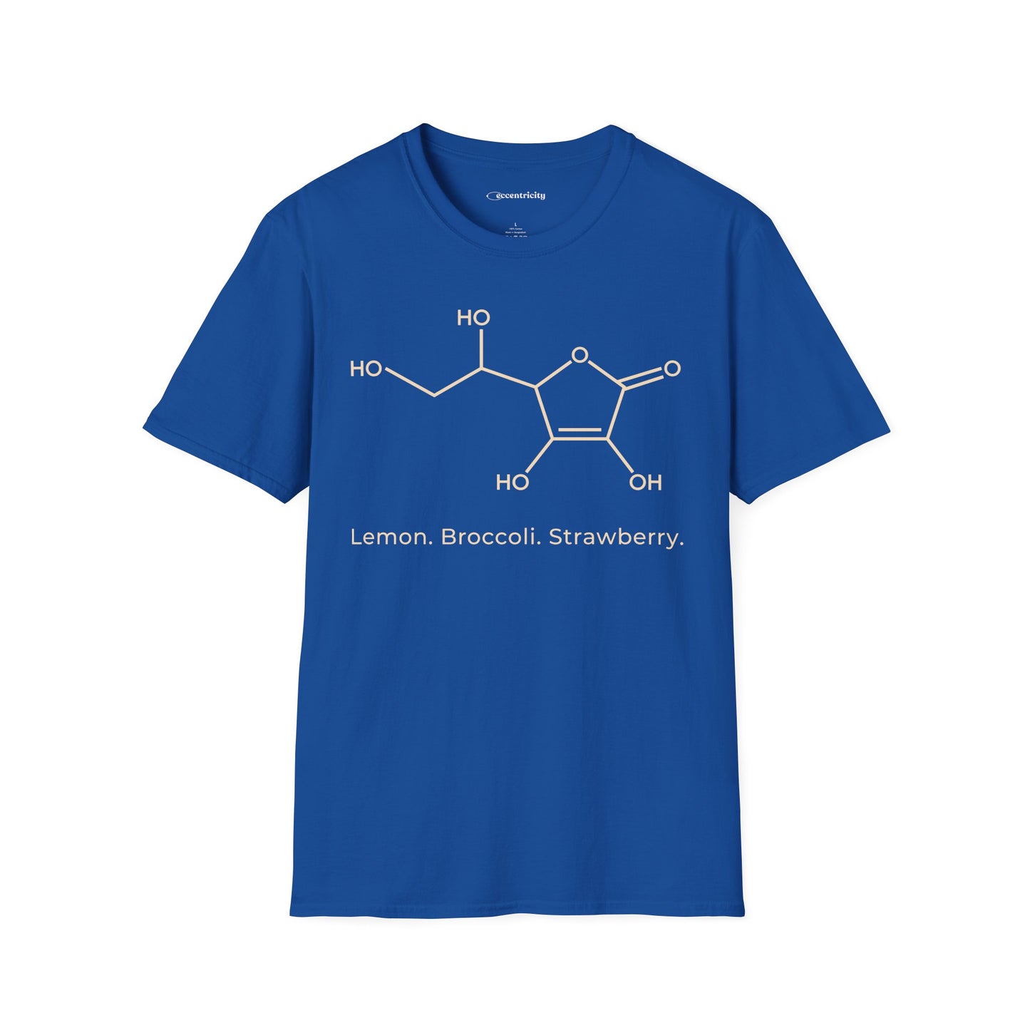 "Ascorbic Acid. Lemon. Broccoli. Strawberry" - An Ultimate Tee for Chemistry Lovers🧪⚡
