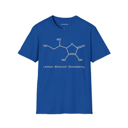 "Ascorbic Acid. Lemon. Broccoli. Strawberry" - An Ultimate Tee for Chemistry Lovers🧪⚡