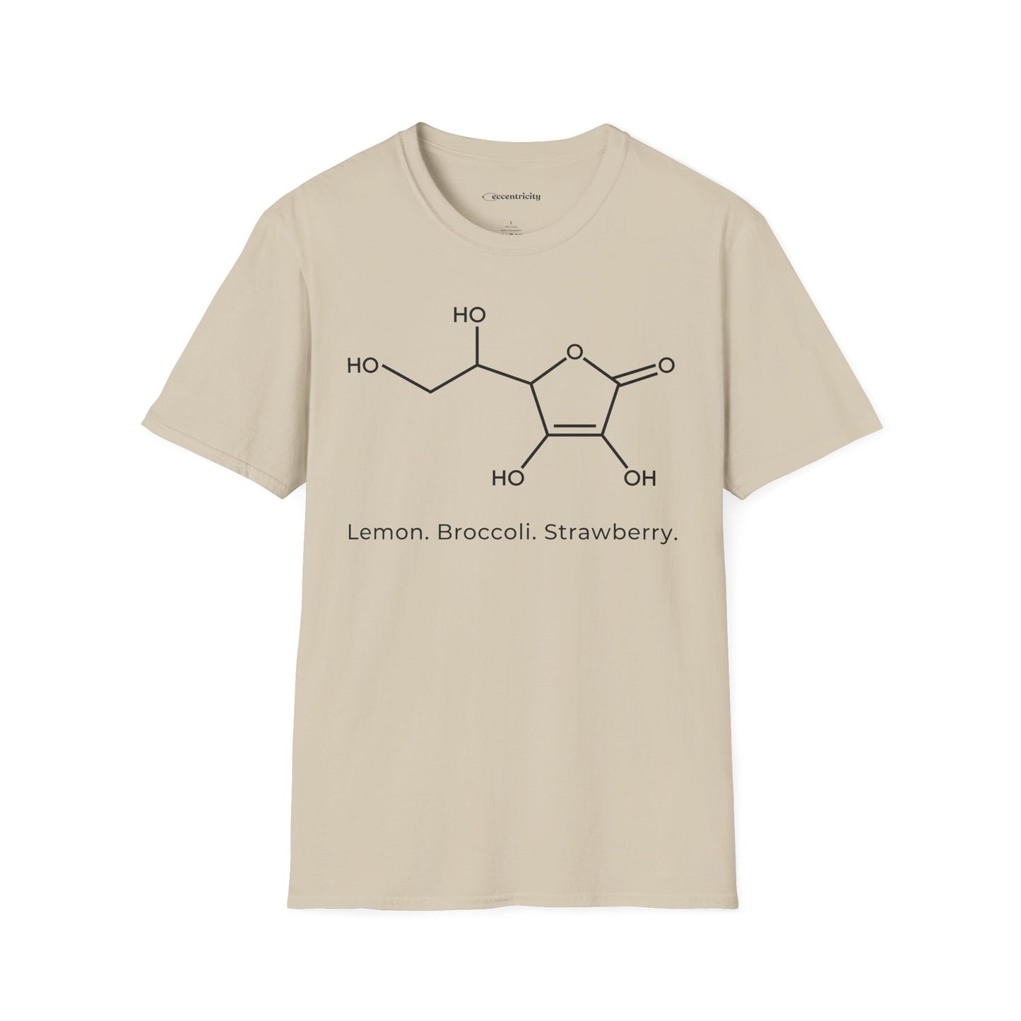 "Ascorbic Acid. Lemon. Broccoli. Strawberry" - An Ultimate Tee for Chemistry Lovers🧪⚡