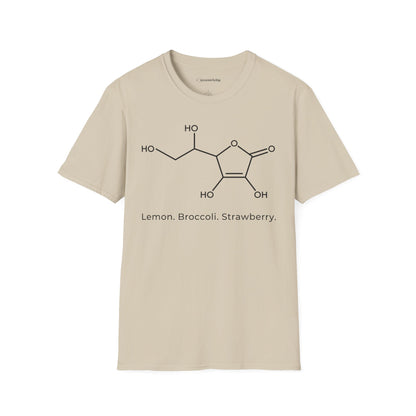 "Ascorbic Acid. Lemon. Broccoli. Strawberry" - An Ultimate Tee for Chemistry Lovers🧪⚡