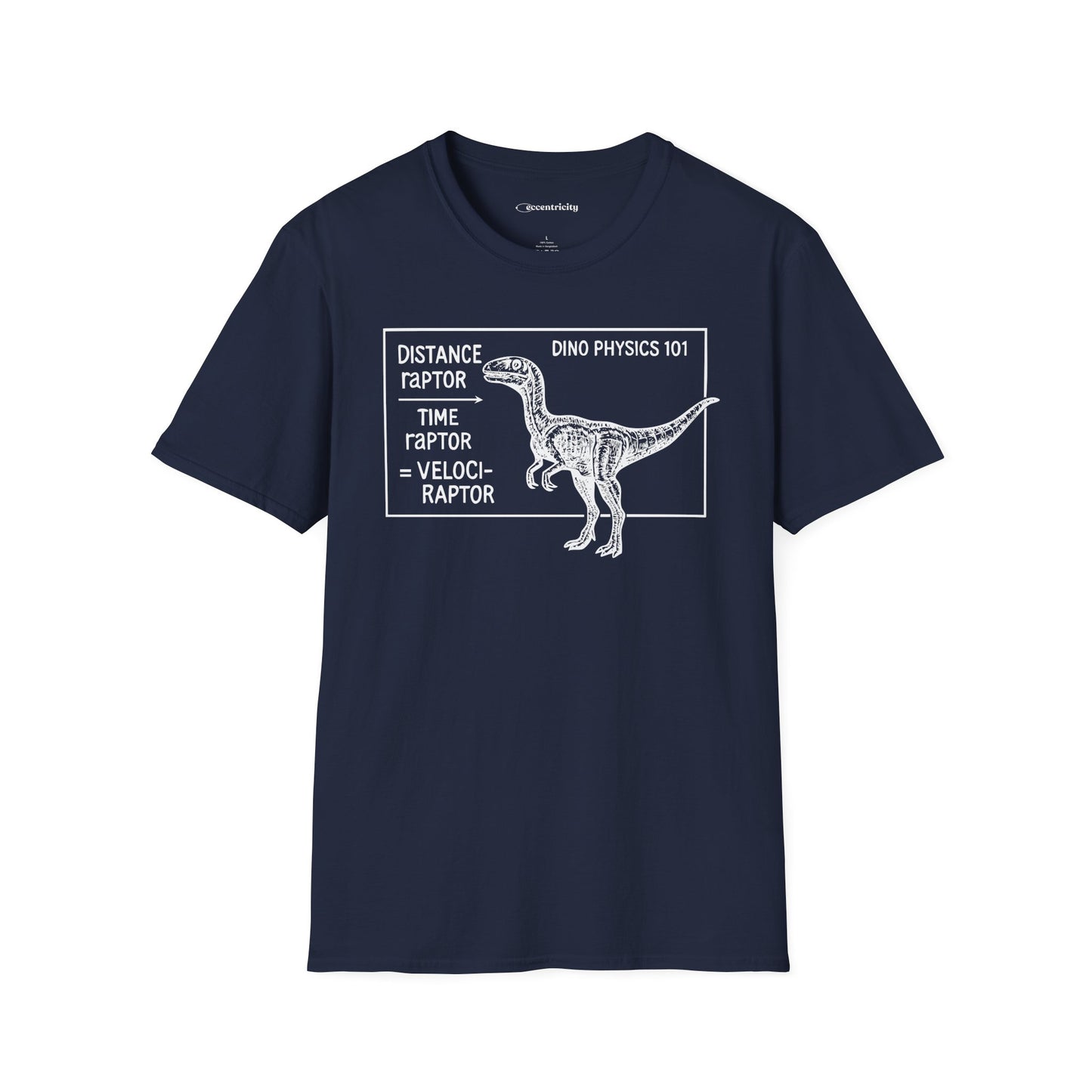 "Velociraptor" - Physics T-shirt; The Ultimate Tee for Physicists🧪⚡