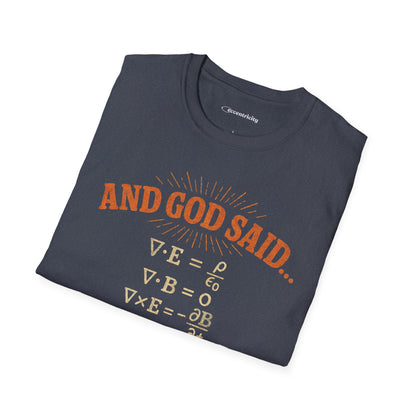 And God Said... - Premium Physics Tee