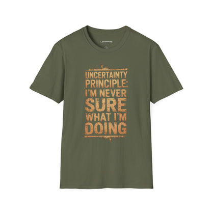 "Uncertainty Principle 003" Premium Physics Shirt