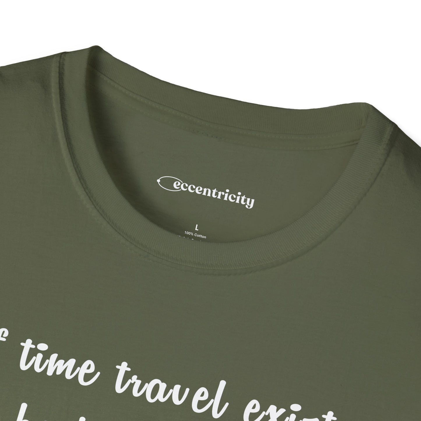 "If time travel exists 002" Premium Physics Shirt