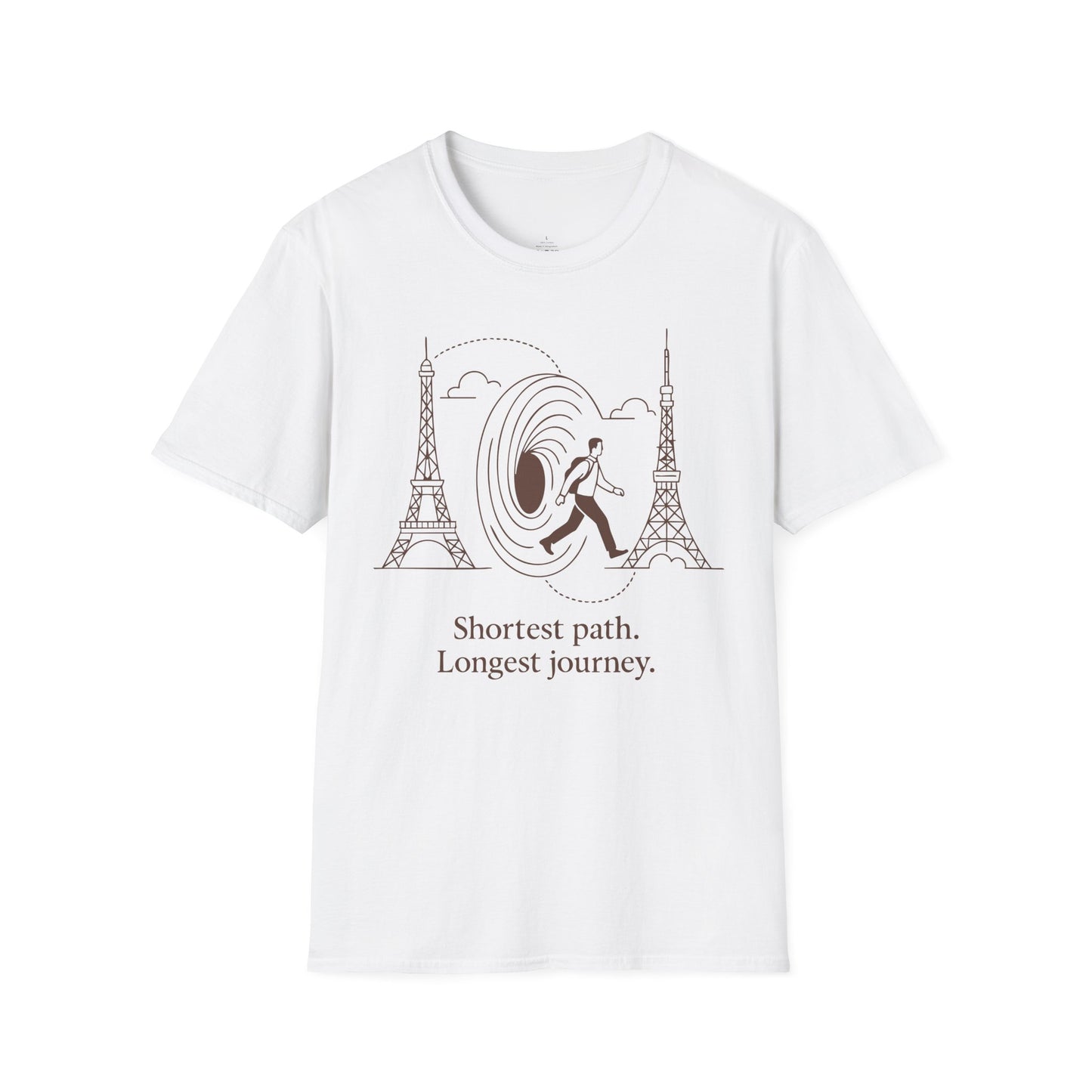 "Blackhole- Shortest Path" - Premium Physics Shirt