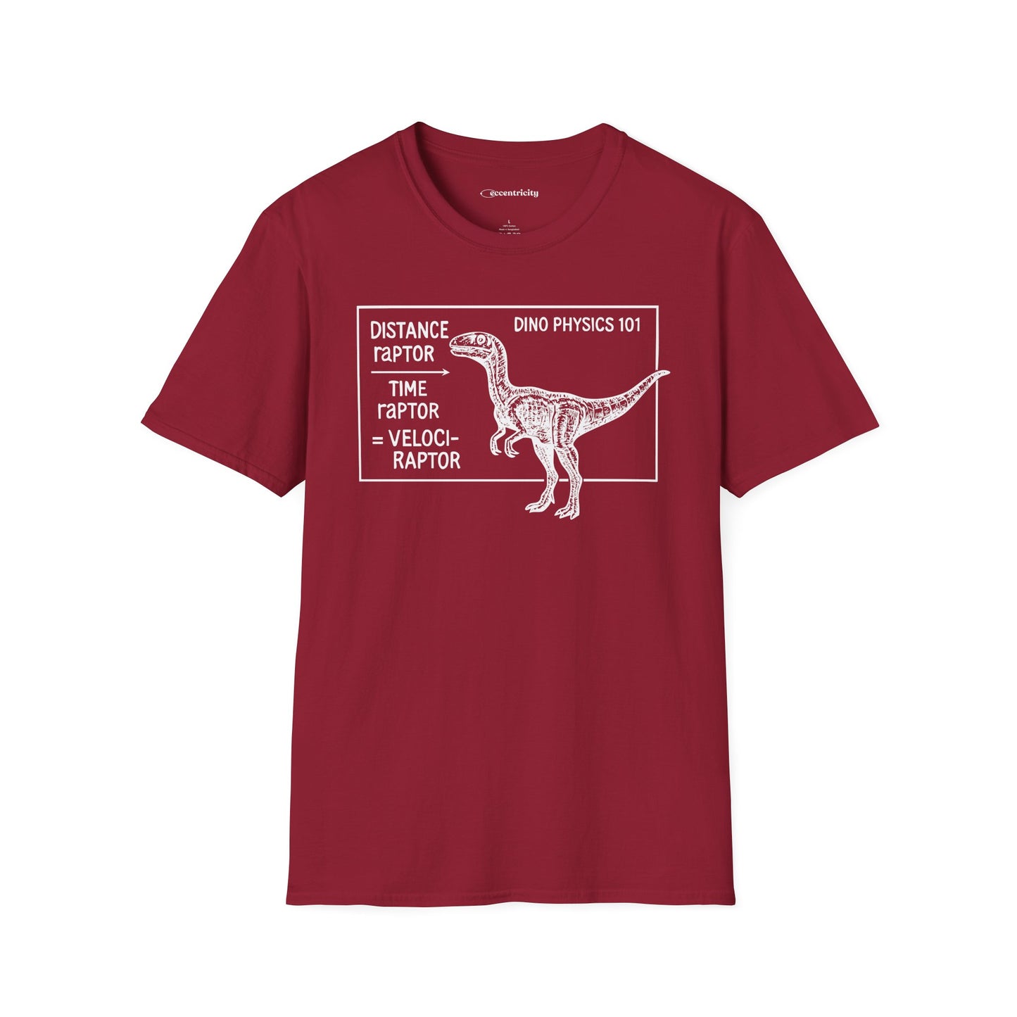 "Velociraptor" - Physics T-shirt; The Ultimate Tee for Physicists🧪⚡