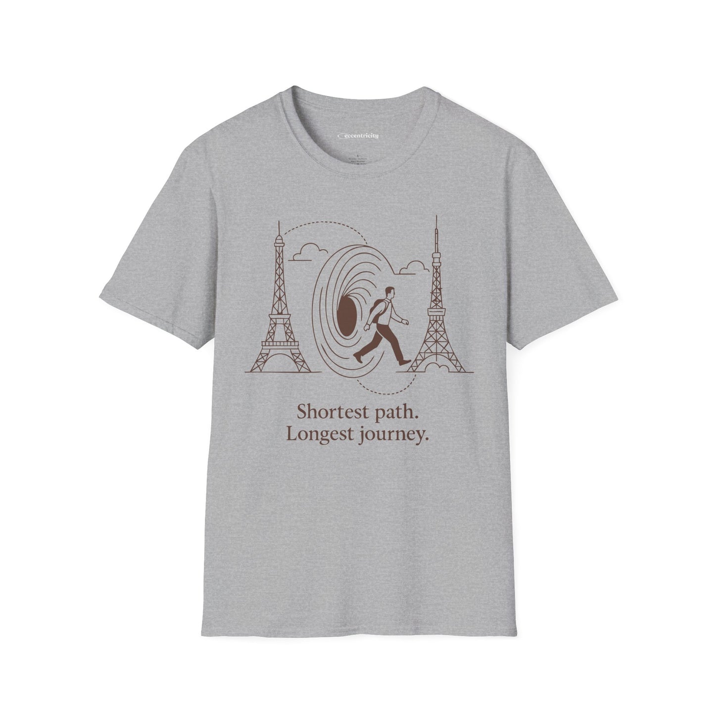 "Blackhole- Shortest Path" - Premium Physics Shirt
