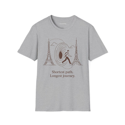 "Blackhole- Shortest Path" - Premium Physics Shirt
