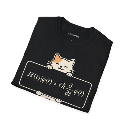 "Schrodinger's Cat and Equation" - Premium Physics Shirt