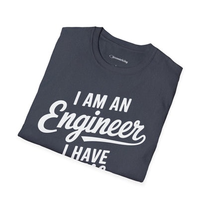 "I am an Engineer 002" Premium Physics Shirt