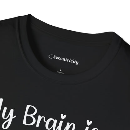 "My brain is 90% Coffee and 10% Physics" Premium Physics Shirt