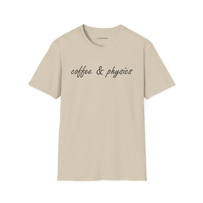 "Coffee & Physics" Unisex Softstyle Tee