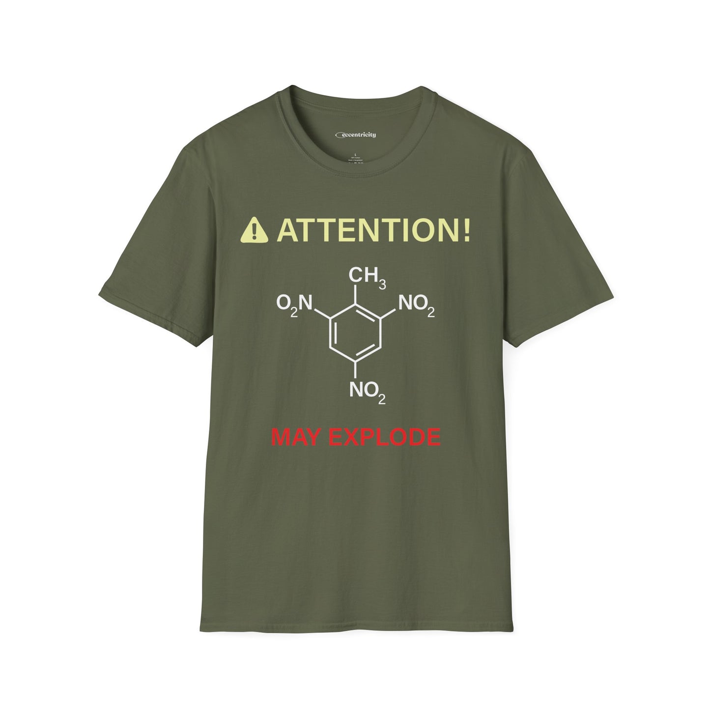 "Attention-TNT-May explode" - Premium Science Shirt🧪⚡