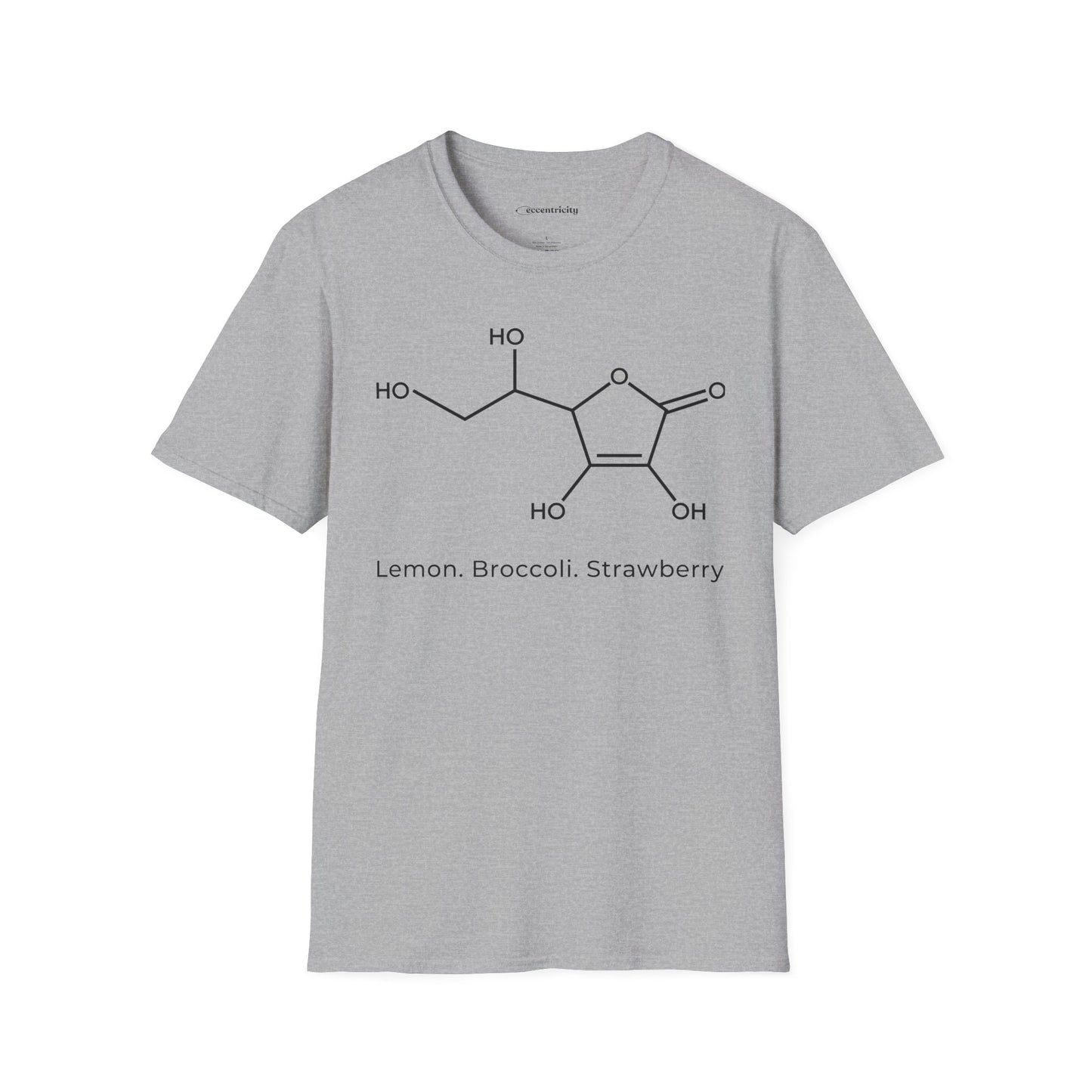 "Ascorbic Acid. Lemon. Broccoli. Strawberry" - An Ultimate Tee for Chemistry Lovers🧪⚡