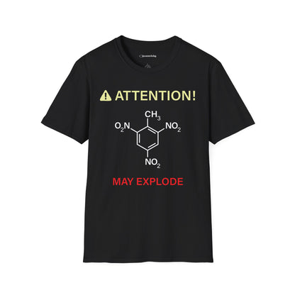 "Attention-TNT-May explode" - Premium Science Shirt🧪⚡