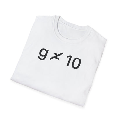 "g is not equal 10" - Physics T-shirt; The Ultimate Tee for Physicists🧪⚡