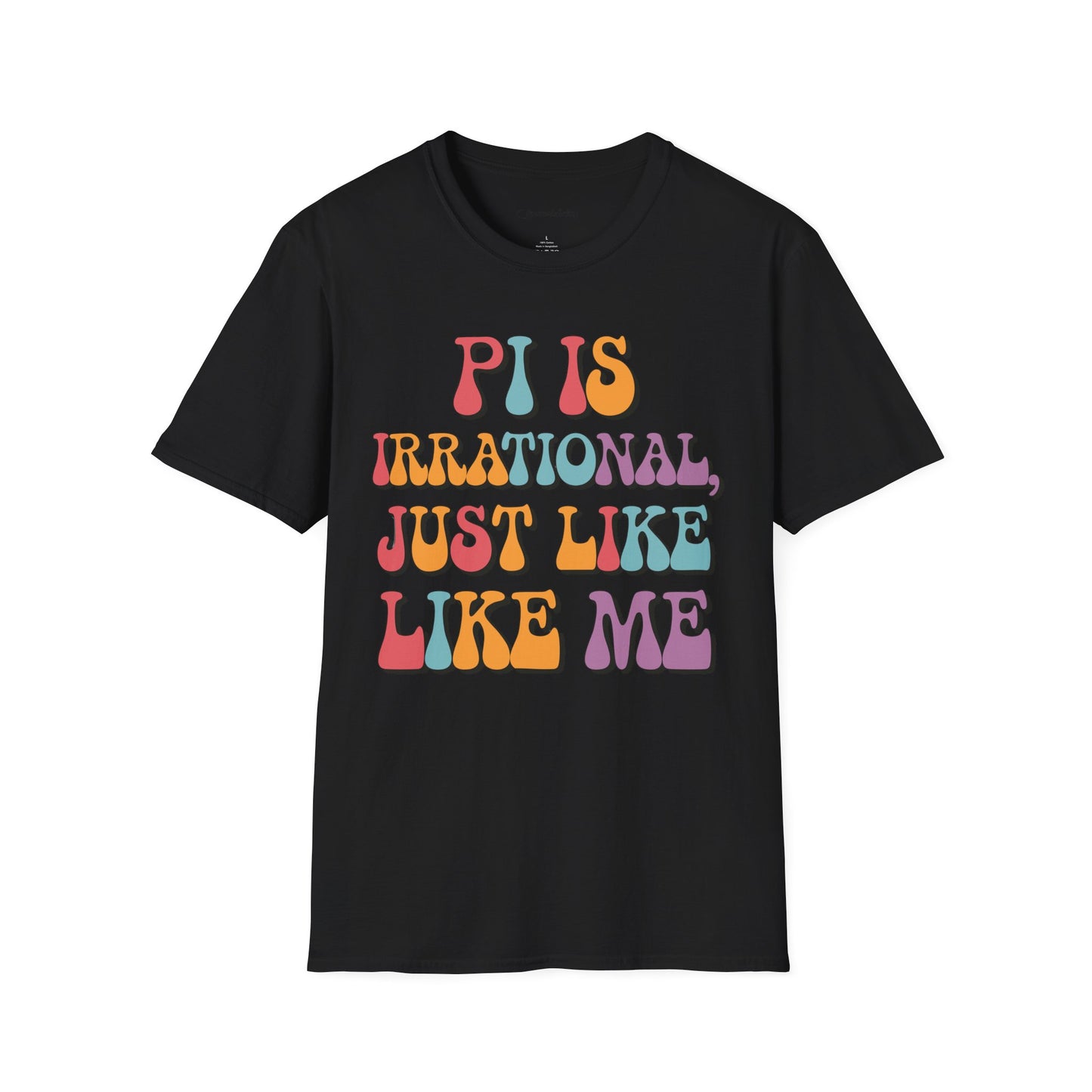 "Pi is Irrational 70s" Premium Physics Shirt