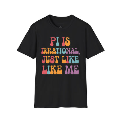 "Pi is Irrational 70s" Premium Physics Shirt