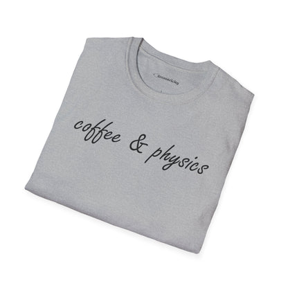 "Coffee & Physics" Unisex Softstyle Tee