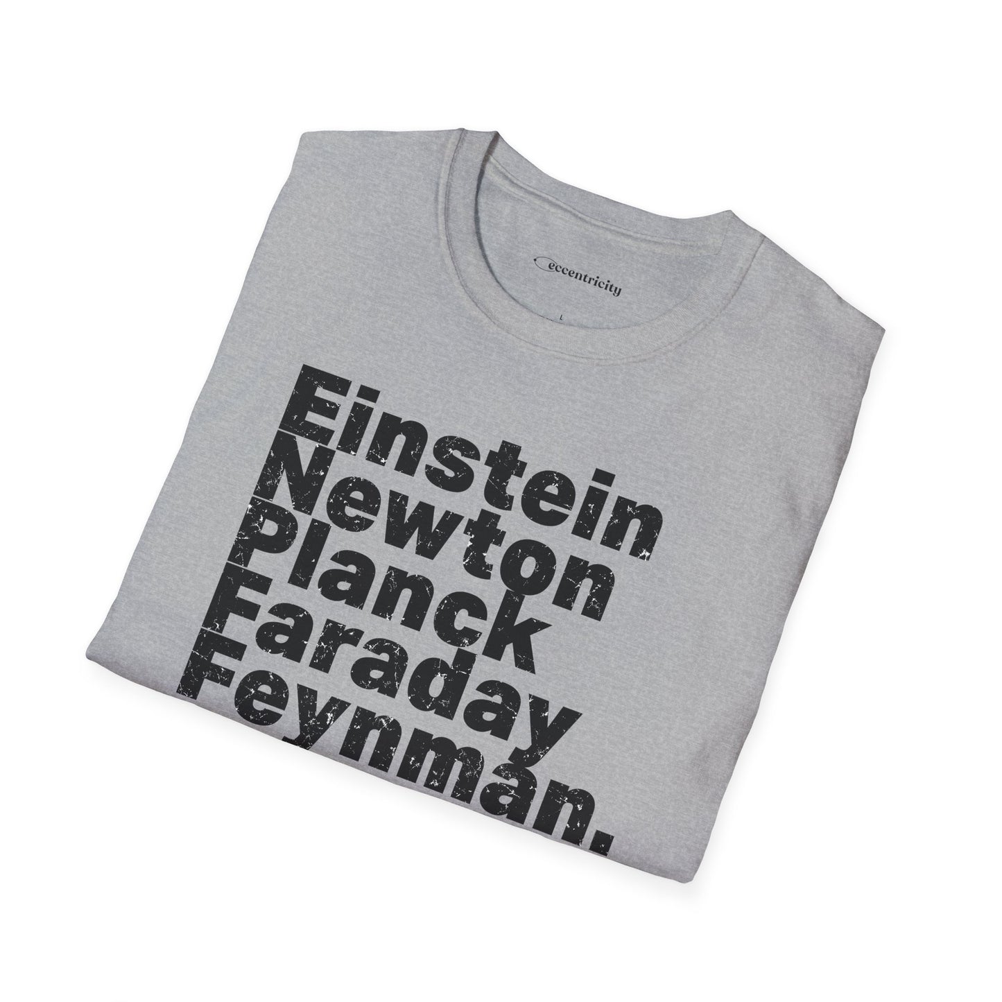 "Einstein Newton Planck Fraday Feynman"Premium Physics Shirt