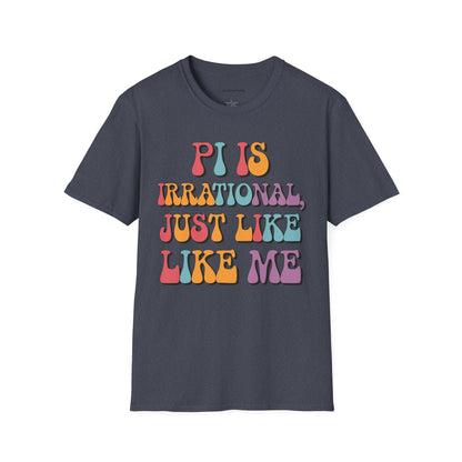 "Pi is Irrational 70s" Premium Physics Shirt