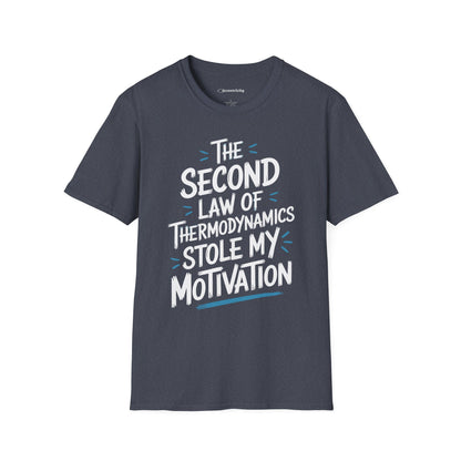 "The second law 002" Premium Physics Shirt