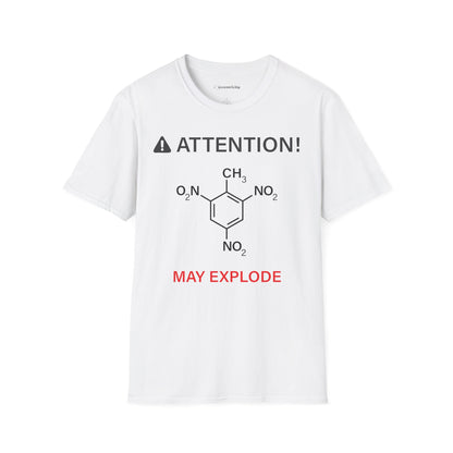 "Attention-TNT-May explode" - Premium Science Shirt🧪⚡