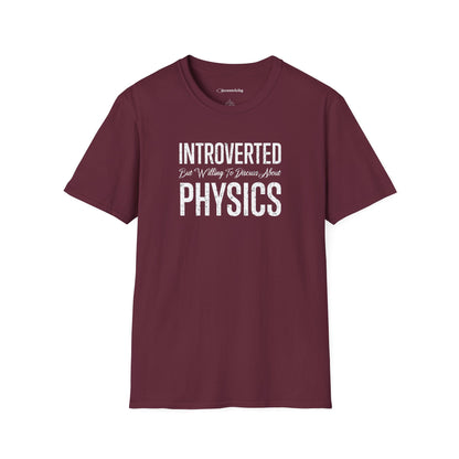 "Introverted Physics" Premium Physics Shirt