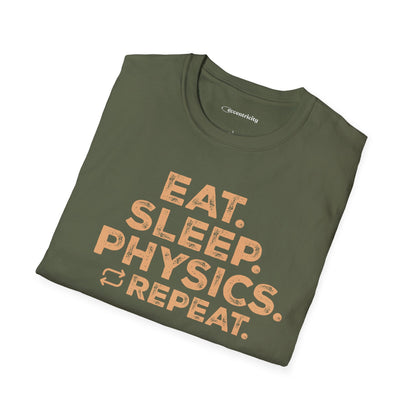 "Eat Sleep Physics" Premium Physics Shirt