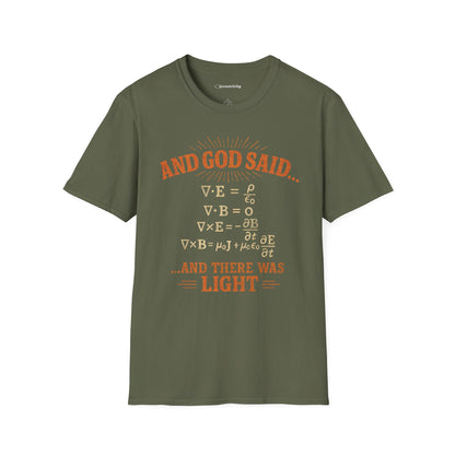And God Said... - Premium Physics Tee