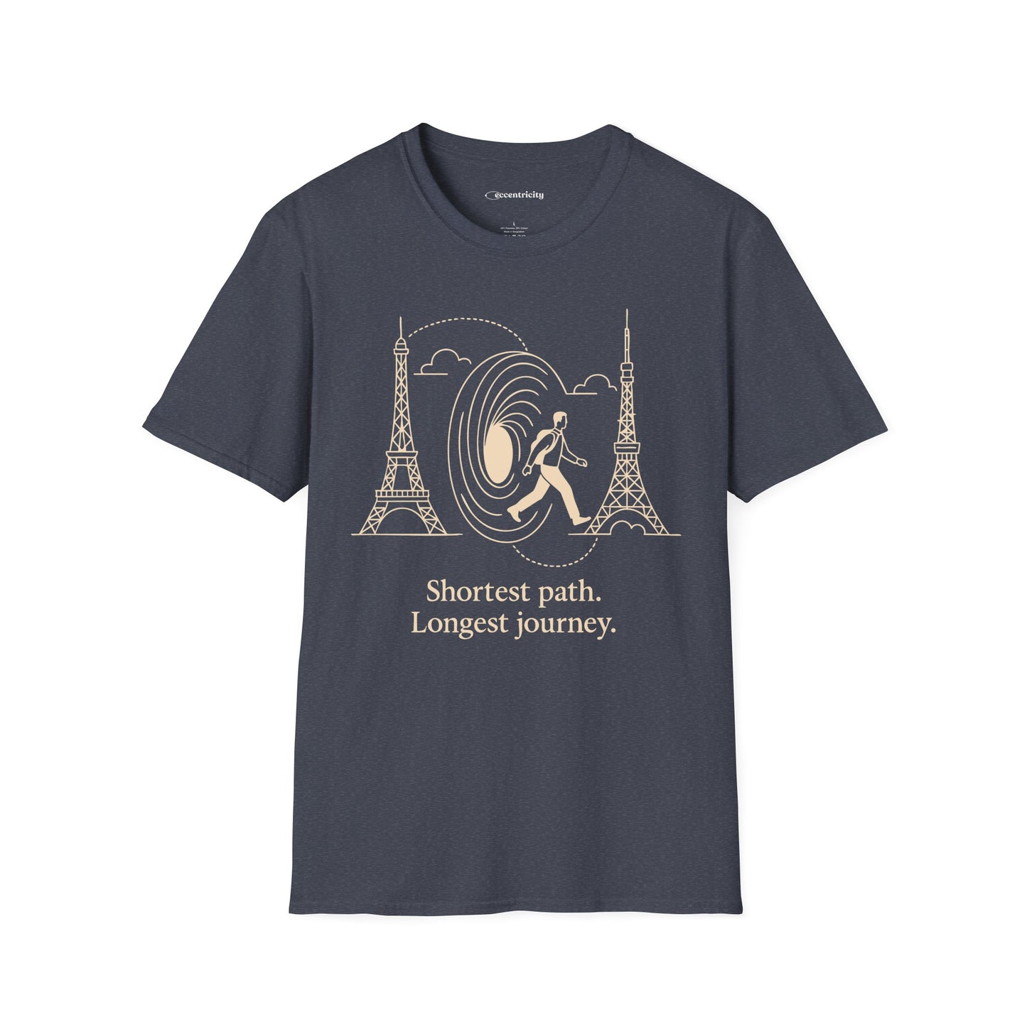 "Blackhole- Shortest Path" - Premium Physics Shirt