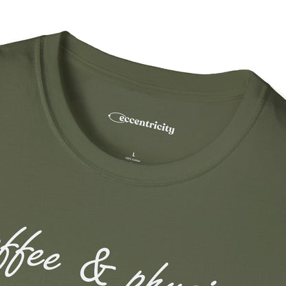 "Coffee & Physics" Unisex Softstyle Tee