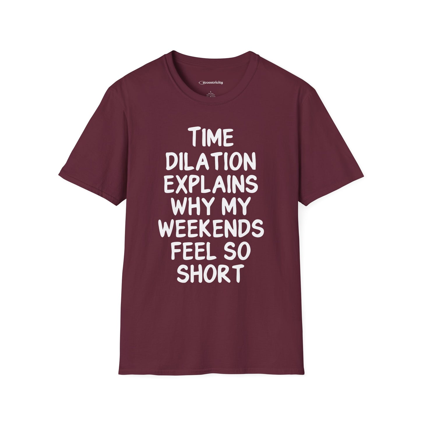 "Time Dilation Expalins 003" Premium Physics Shirt