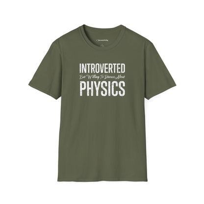 "Introverted Physics" Premium Physics Shirt