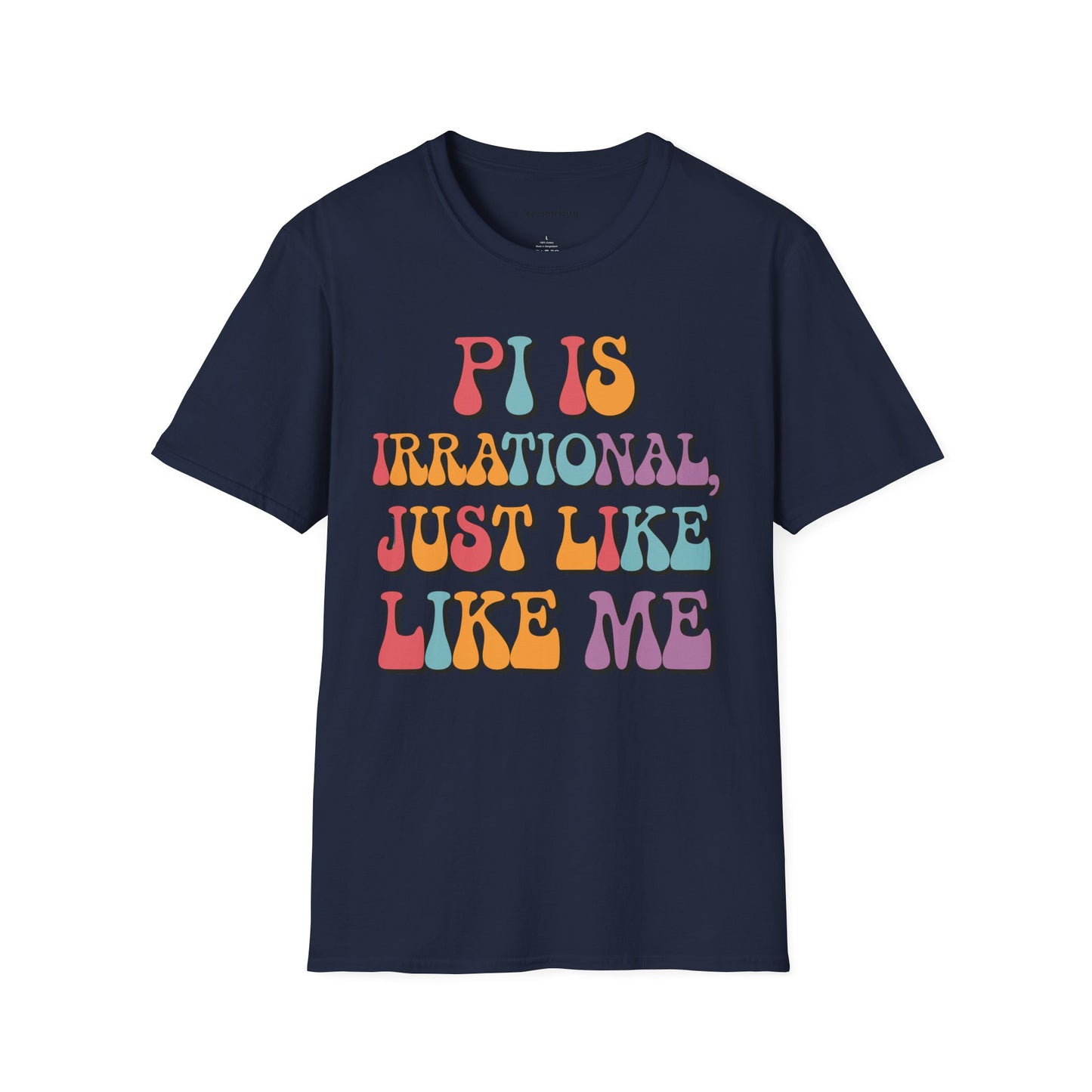 "Pi is Irrational 70s" Premium Physics Shirt