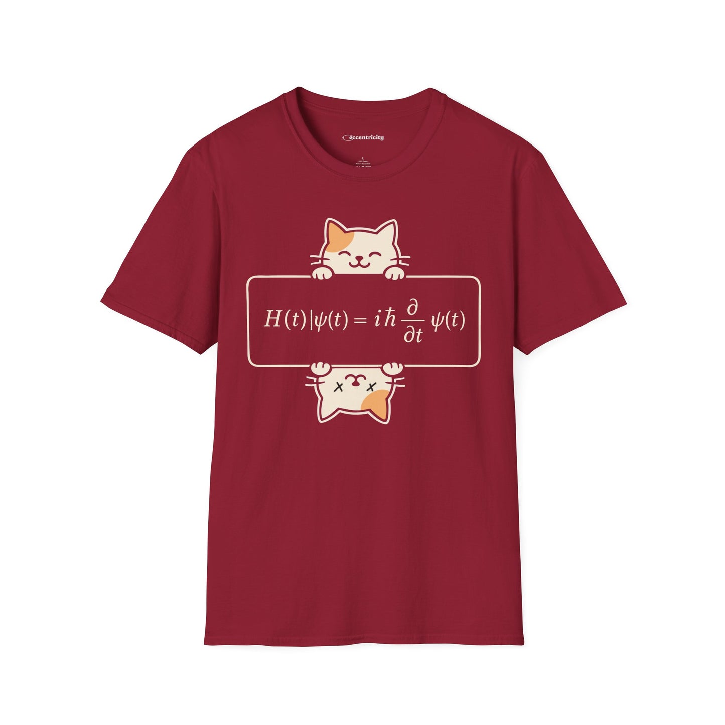 "Schrodinger's Cat and Equation" - Premium Physics Shirt
