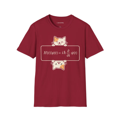 "Schrodinger's Cat and Equation" - Premium Physics Shirt