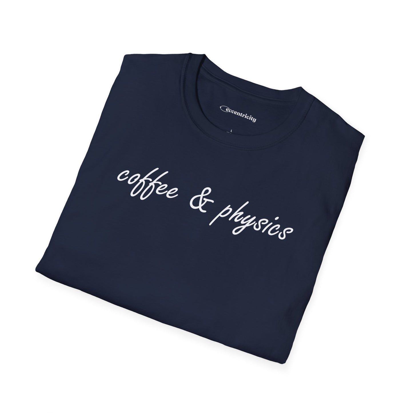 "Coffee & Physics" Unisex Softstyle Tee