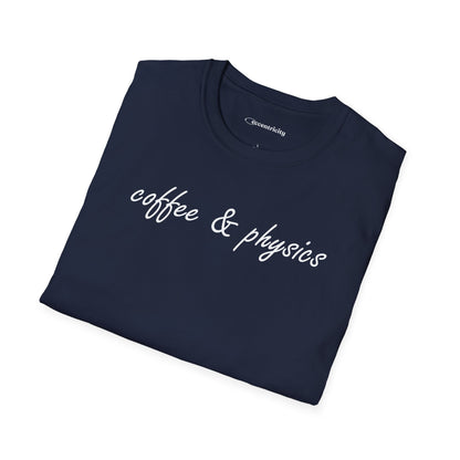 "Coffee & Physics" Unisex Softstyle Tee