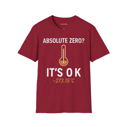 "Absolute Zero? It's 0K" - Premium Physics Shirt