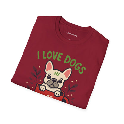 "I Love Dogs and Physics" - Premium Physics Shirt