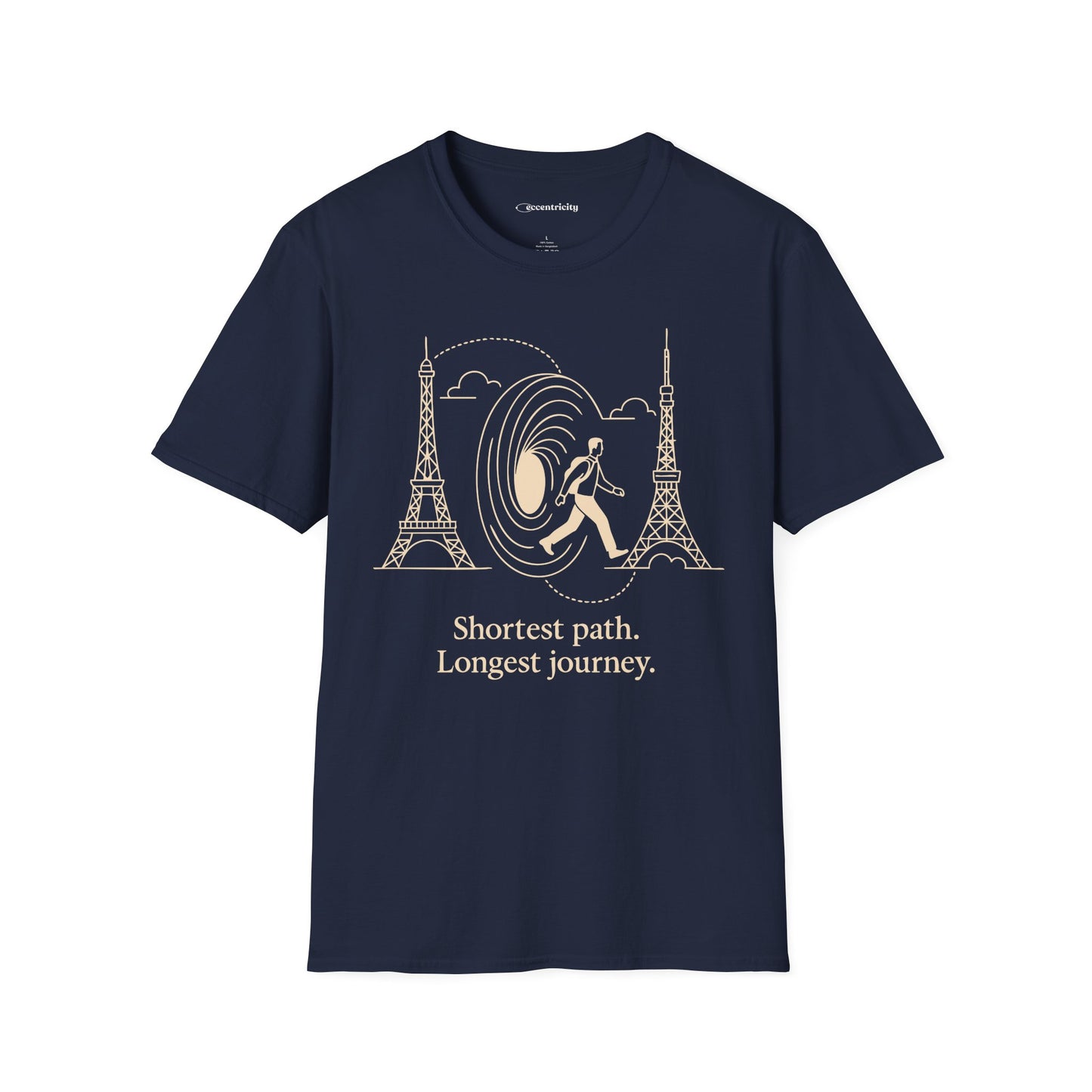 "Blackhole- Shortest Path" - Premium Physics Shirt