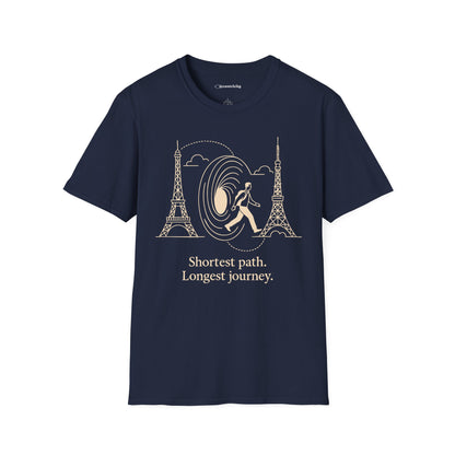 "Blackhole- Shortest Path" - Premium Physics Shirt
