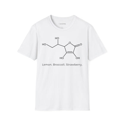 "Ascorbic Acid. Lemon. Broccoli. Strawberry" - An Ultimate Tee for Chemistry Lovers🧪⚡