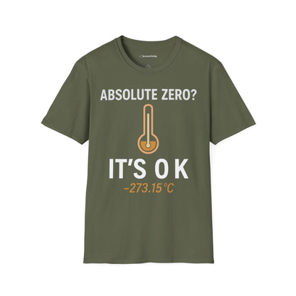 "Absolute Zero? It's 0K" - Premium Physics Shirt