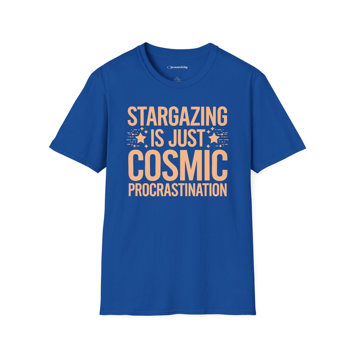 "Stargazing is Just Cosmic Procrastination" - Premium Physics Shirt